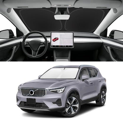 Custom Fit Windshield Sun Shade for Volvo XC40 2019 (for 2019-2026 Volvo XC40)