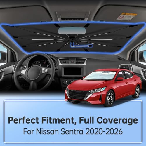 Windshield Sun Shade Umbrella for Nissan Sentra 2020 (for Nissan Sentra 2020-2026)