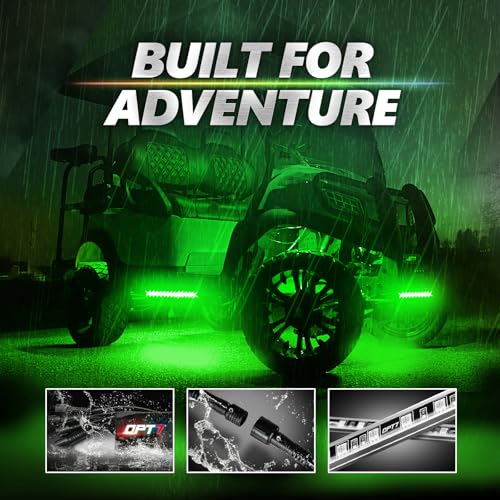Aura Pro RGB Aluminum Golf Cart Underglow with App & Remote (4. Golf Cart / RGB)