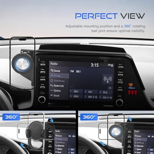 Magnetic Car Phone Holder for 2019 (Auto-Look+Magnetic+Organizer / Toyota C-HR 2019-2022)