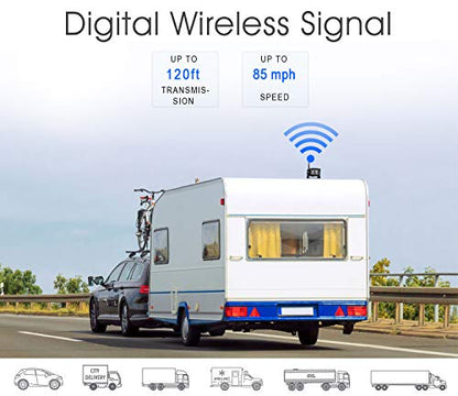 Wireless Backup Camera System with 7