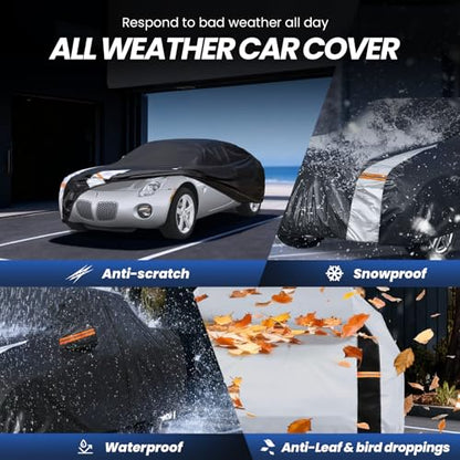Multi Layer Car Cover Custom Fit for Pontiac Solstice (Custom fit Pontiac Solstice / Coupe car cover)