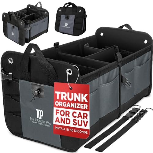 Car Cargo Organizer for SUV (Large / Gray)