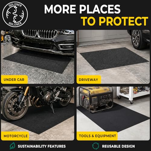 Oil Spill Mat (3' x 5' (Rectangular) / Black)