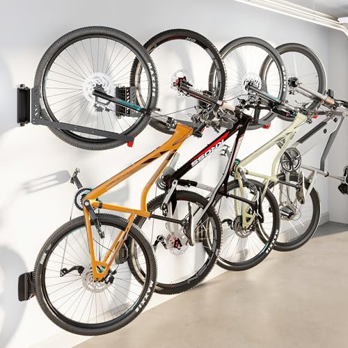 No Lift Swivel Bike Wall Mount (4-Pack)