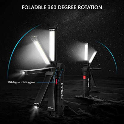 Gifts for Men 4Pack LED Flashlight (Black / 4 Pack)