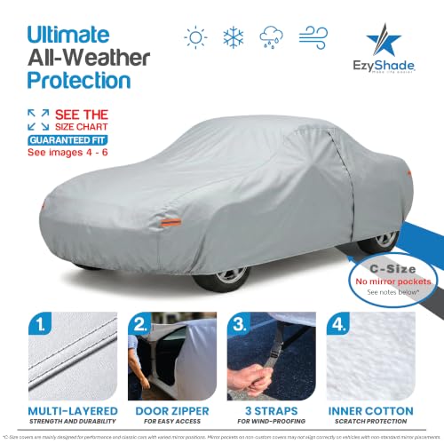 Sports Car Cover Waterproof All Weather. See Size (Reflective / C0 - see Vehicle Size Chart)