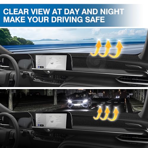 Black Dash Cover Compatible with Toyota Crown 2023 (Crown 23-26(Black))