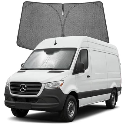 Custom Fit Car Windshield Sun Shade for 2007 (2007-2026 Freightliner/Mercedes Benz Sprinter)