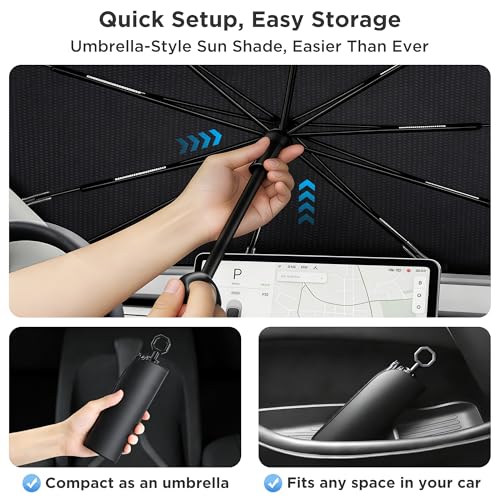 2026 Upgraded Windshield Sun Shade Umbrella [7 (S-56x35IN)