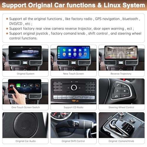 12.3 Inch Display Screen Car Radio for Mercedes Benz GLE GLS 2016