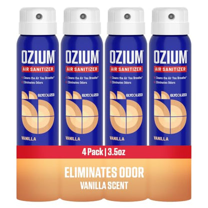 3.5 Oz. Air Sanitizer and Odor Eliminator Spray (3.5 Ounce (Pack of 4))