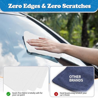 Microfiber Cleaning Cloth (24PK / White)