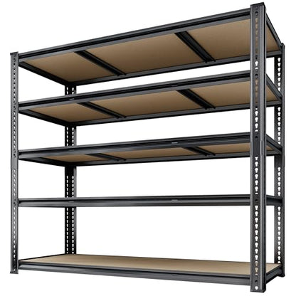48"W Garage Shelving Heavy Duty (48"W x 72" H x 24" D)