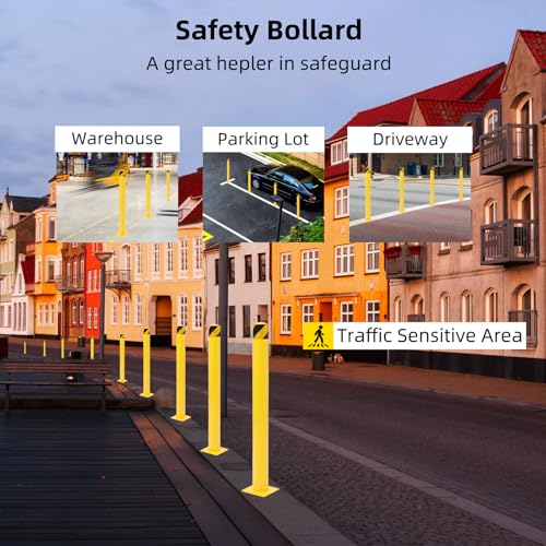 Safety Bollard 4 Packs (48inch)