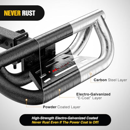 Drop Hitch Step 2" Receiver Universal for Pickups Trucks SUVs ATVs (Hitch Step Drop)