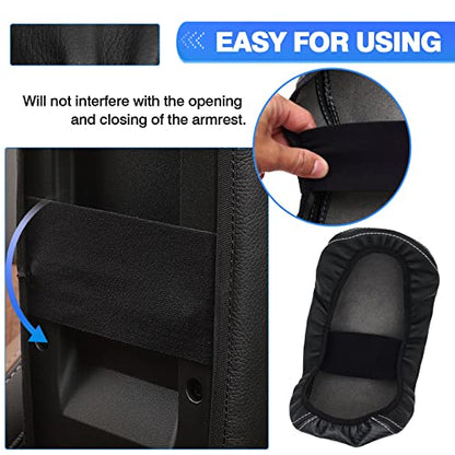 Center Console Cover for 2020 2021 2022 2023 2024 Buick Encore GX Accessories Armrest Cover Anti (24)Encore GX|Carbon Pattern,Regular)