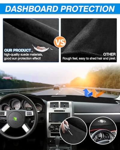 Dash Cover for Dodge Charger 2008 (60*33(Dodge Charger 08-10))