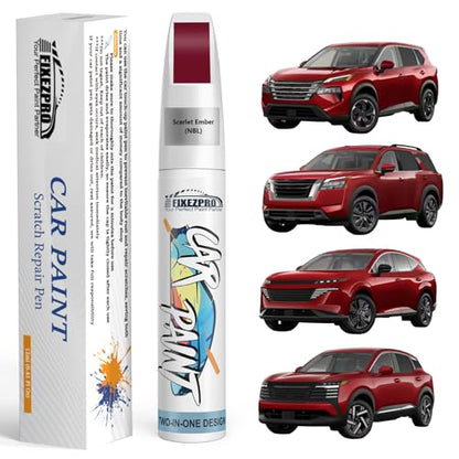 NBL Scarlet Ember Touch Up Paint for Nissan (For nissan / Scarlet Ember(NBL) Compatible with Rogue/Sentra/Altima/Pathfinder/Kicks/Versa)