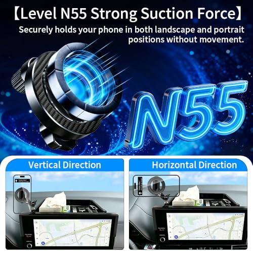 Car Phone Holder Mount for Toyota Sienna 2025 2026 [12.3 inch Touch Screen] (for Toyota Sienna 2025-2026[12.3-inch Screen])