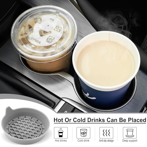 Car Cup Holder Coaster (Gray)