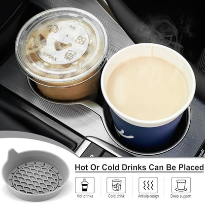 Car Cup Holder Coaster (Gray)