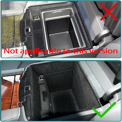 Console Insert Armrest Storage Box Compatible with Cadillac Escalade2015