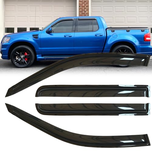 4pcs Original Window Visors for 02 (for 2002-2010 Explorer)