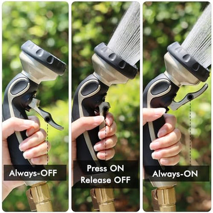 Hose Nozzle with Easy Self (Bronze)