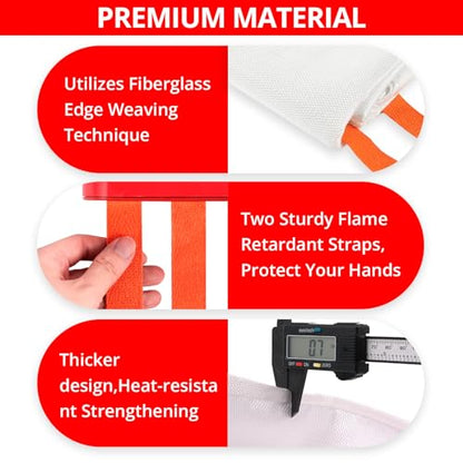 Emergency Fire Blanket for Home (60"x60")