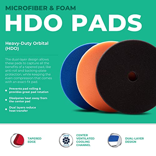 HDO Foam and Microfiber kit (6.5" / 5 Pack Pro Kit)