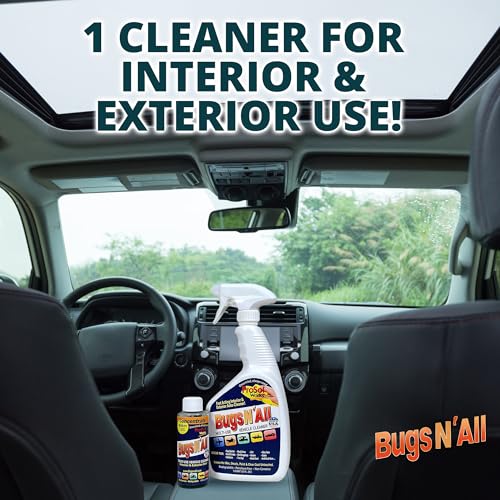 Bugs N’ All Multipurpose Car Cleaner & Degreaser (Multi-Surface Car Cleaner 4 oz)