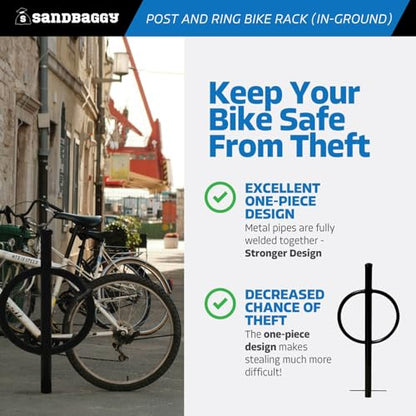 Post and Ring Rack (White)