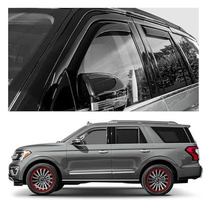 Window Deflectors Smoke Tinted in (For Expedition 18-24)