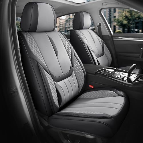 Universal Car Seat Covers for SUVs Sedans Trucks BlackGrey (BlackGrey / Full-Set)