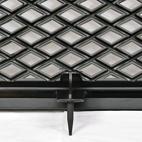 Matte Black Dragon Mesh Front Hood Bumper Grill Grille Gurad Guard ABS Compatible With 05