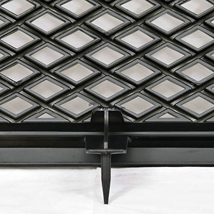 Matte Black Dragon Mesh Front Hood Bumper Grill Grille Gurad Guard ABS Compatible With 05