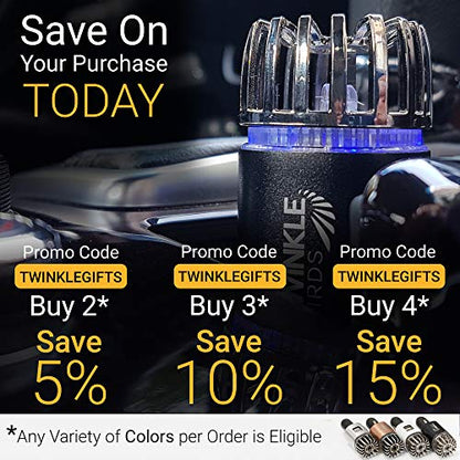 Car Air Purifier Ionizer (Matte Black)
