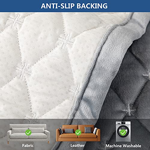 Couch Cover Sectional Couch Covers (43''x63''/Rectangular / Light Gray)