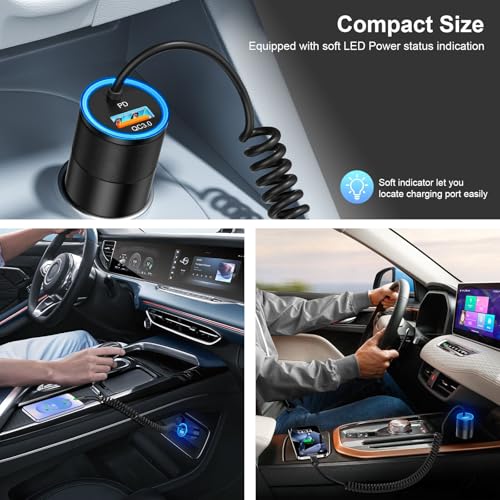 Car Charger USB C (Black / 1-Pack)