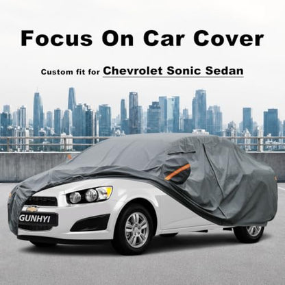 Premium Car Cover Custom Fit Chevrolet Sonic Sedan (06 Chevrolet / 6.11 Chevrolet Sonic Sedan)