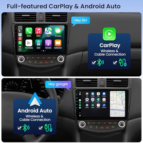 10.1" Android 14 Car Stereo for Honda Accord 7th 2003