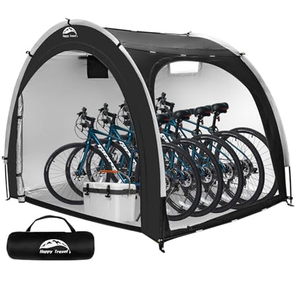 Bike Storage Shed Tent (7x5x5.6ft for 4-5 Bikes)