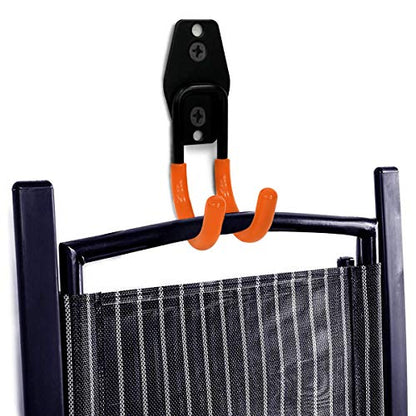 2 Pack Garage Storage Utility Hooks (Type O-Orange)