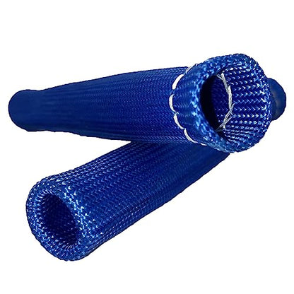 Spark Plug Wire Heat Shield 8PCS Spark Plug Boots Thermal Protection Sleeve 1200 Degree 6 inch Heat Cover Wrap for Car Truck (blue)