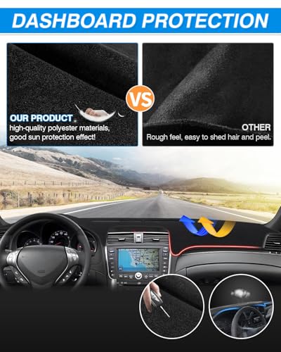 Black Dash Cover for 2004 (60*33(Acura TL 04-08))