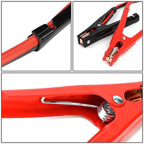 Heavy Duty 20 Feet 4 Gauge Booster Cable Power Jumper 500 AMP Emergency Battery Start Car (20Ft / 4-Gauge)