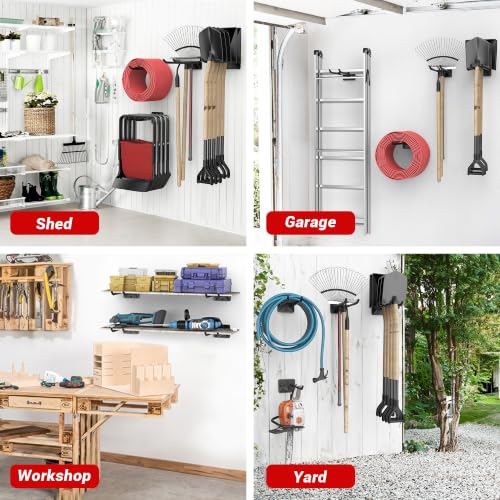 Garage Storage Hooks (4 PCS)