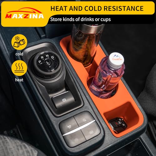 Cup Holder for 2022 (Compatible with 2022+ Ford Maverick Orange)