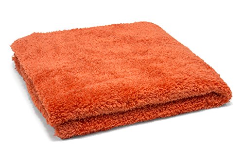 Korean Plush Premium Edgeless Microfiber Detailing Towels (Orange)